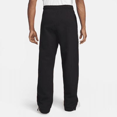 Nike club fleece open hem pants sale